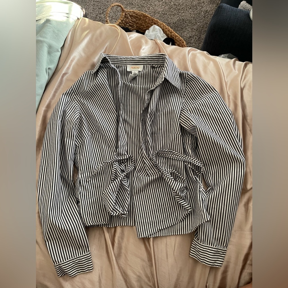 Cross body blouse